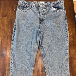 Zara Light Blue Relaxed Fit Jeans